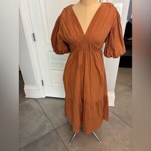 Jessica Simpson Terracotta Midi Dress